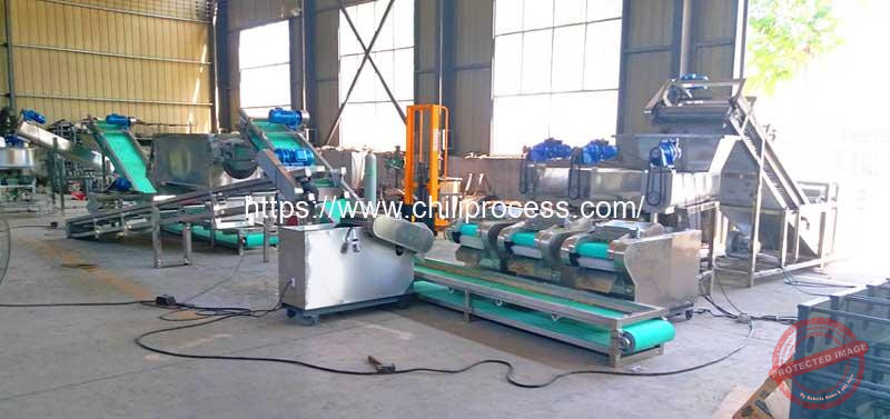 Automatic Chopped Chili Sauce Cutting Line Automatic-Chopped-Chili-Sauce-Cutting-Line